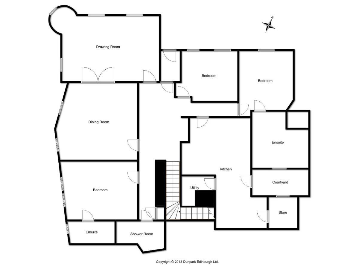 Elegant 3-Bedroom Ramsay Garden Apartment In Edinburgh City Centre Екстер'єр фото